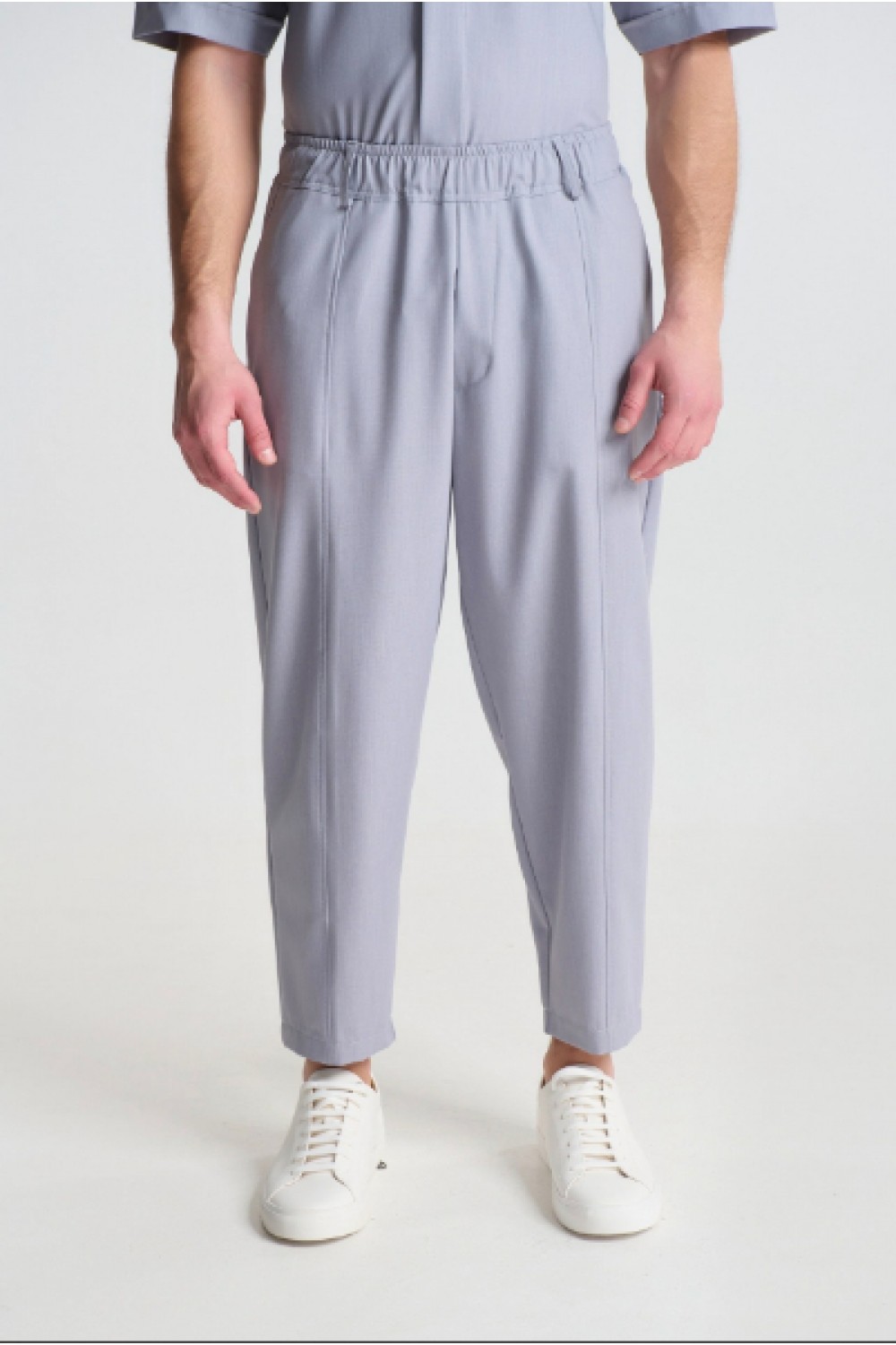 P/COC SET OVERSHIRT & PANTS GRAY P-2214