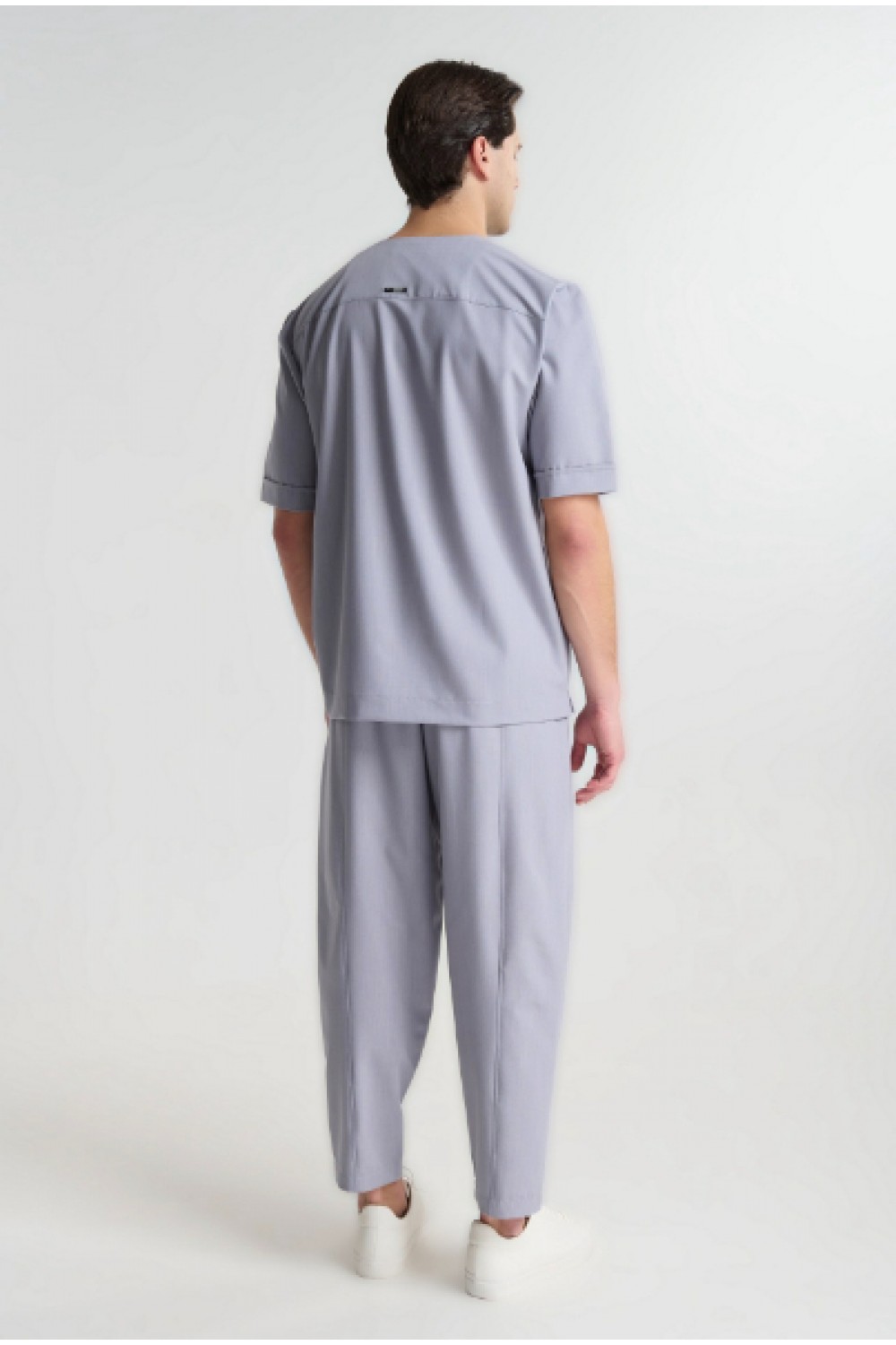 P/COC SET OVERSHIRT & PANTS GRAY P-2214