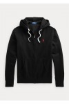 POLO RALPH LAUREN FLEECE HOODIE JACKET BLACK 710813297001