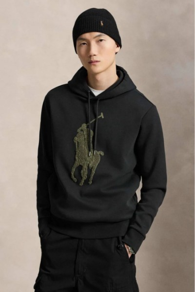 POLO RALPH LAUREN REGULAR FIT SWEATSHIRT BLACK 710B27500001