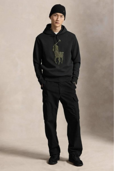 POLO RALPH LAUREN REGULAR FIT SWEATSHIRT BLACK 710B27500001
