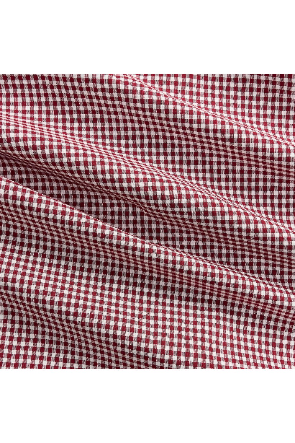 POLO RALPH LAUREN CUSTOM FIT STRETCH POPLIN SHIRT WINE-WHITE 710929347020