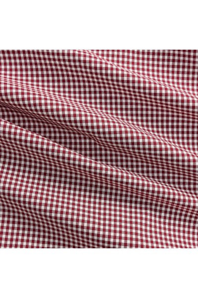 POLO RALPH LAUREN CUSTOM FIT STRETCH POPLIN SHIRT WINE-WHITE 710929347020
