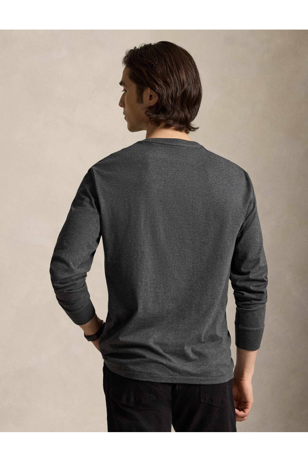 POLO RALPH LAUREN SLIM FIT SOFT COTTON SHIRT GREY 710671468500