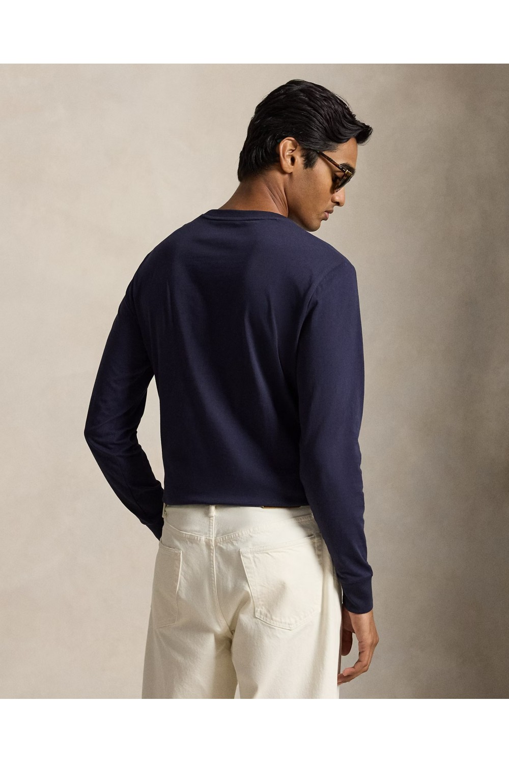 POLO RALPH LAUREN SLIM FIT SOFT COTTON SHIRT NAVY 710671468501