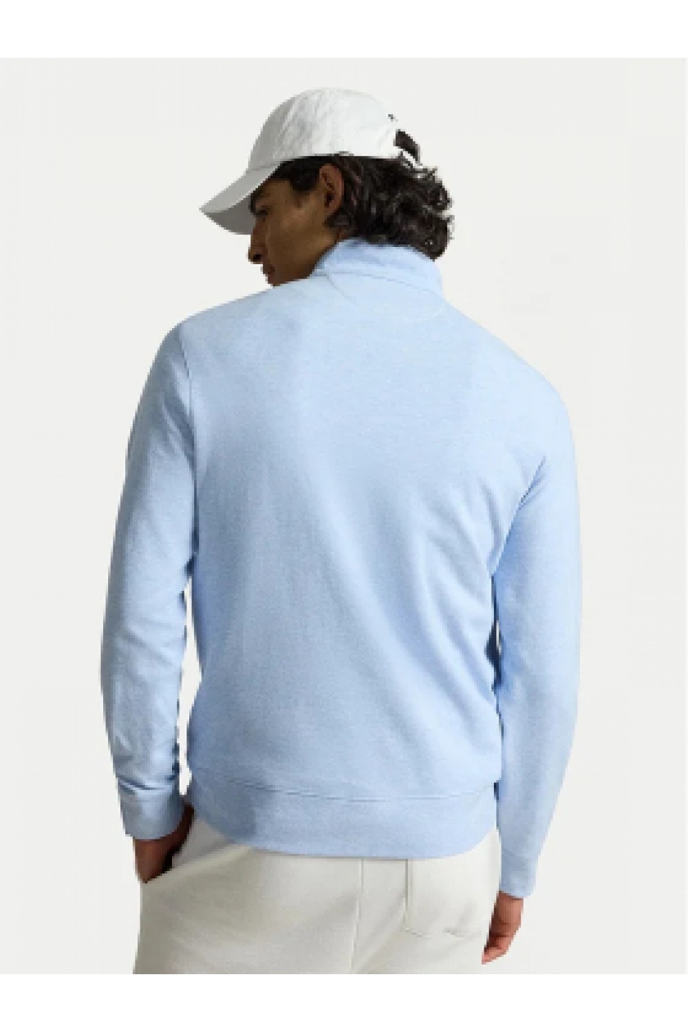 POLO RALPH LAUREN QUARTER-ZEP FLEECE BLUE 710812963048