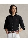 POLO RALPH LAUREN CUSTOM FIT GARMENT-DYED OXFORD BLACK 710772290001