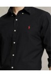 POLO RALPH LAUREN CUSTOM FIT GARMENT-DYED OXFORD BLACK 710772290001