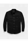 POLO RALPH LAUREN CUSTOM FIT GARMENT-DYED OXFORD BLACK 710772290001