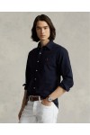 POLO RALPH LAUREN CUSTOM FIT GARMENT-DYED OXFORD SHIRT NAVY 710772290002
