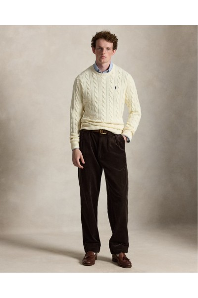 POLO RALPH LAUREN CLASSIC KNIT CREAM 710775885024