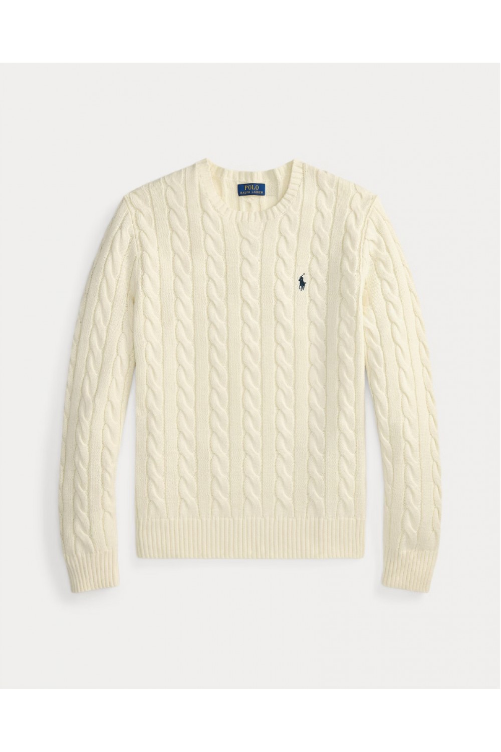 POLO RALPH LAUREN CLASSIC KNIT CREAM 710775885024