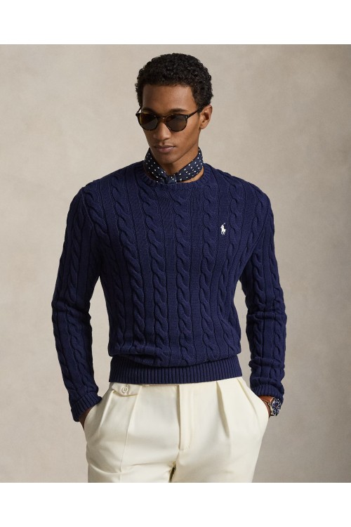POLO RALPH LAUREN CABLE-KNIT COTTON JUMPER 710775885555