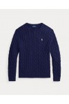 POLO RALPH LAUREN CABLE-KNIT COTTON JUMPER 710775885555