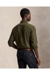 POLO RALPH LAUREN CUSTOM FIT GARMENT-DYED OXFORD SHIRT COMPANY OLIVE 710805564520