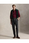 POLO RALPH LAUREN CUSTOM FIT GARMENT-DYED OXFORD SHIRT CLASSIC WINE 710805564526