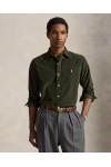 POLO RALPH LAUREN CUSTOM FIT CORDUROY SHIRT OLIVE 710853123502