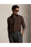 POLO RALPH LAUREN CUSTOM FIT CORDUROY SHIRT OLIVE 710853123503