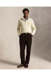 POLO RALPH LAUREN QUARTER-ZIP COTTON MOCKNECK JUMPER 710859939503