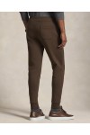 POLO RALPH LAUREN DOUBLE-KNIT JOGGING BOTTOMS BROWN 710881518504