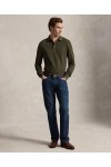 POLO RALPH LAUREN CUSTOM FIT MESH POLO OLIVE 710955081503