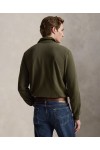 POLO RALPH LAUREN CUSTOM FIT MESH POLO OLIVE 710955081503