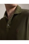 POLO RALPH LAUREN CUSTOM FIT MESH POLO OLIVE 710955081503