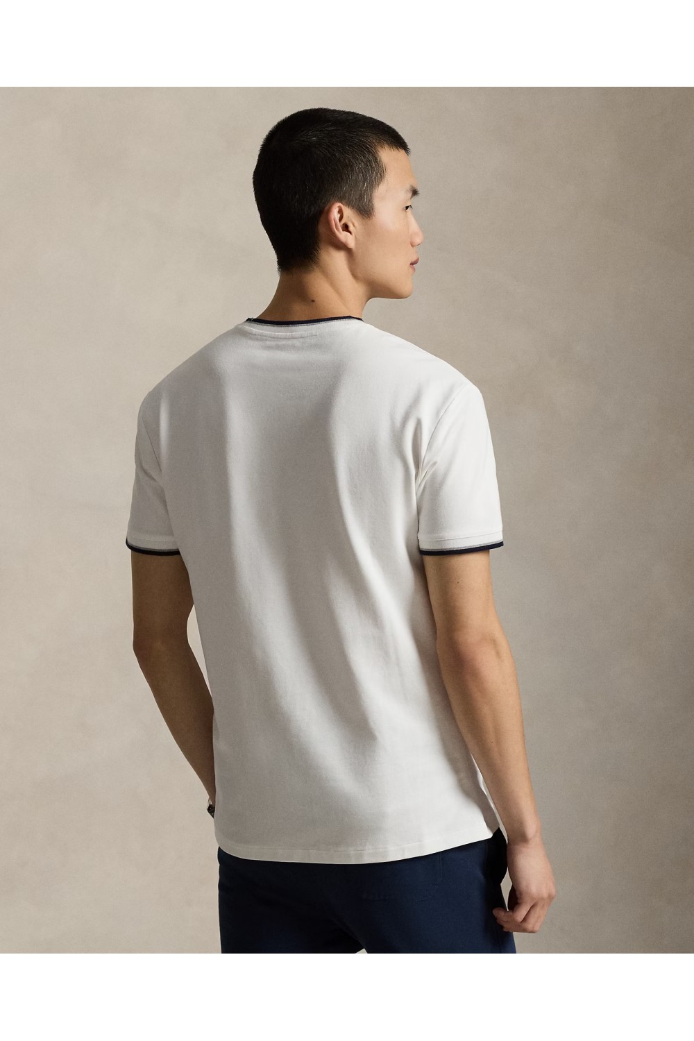 POLO RALPH LAUREN CLASSIC FIT STRETCH MESH T-SHIRT WHITE 710963492002