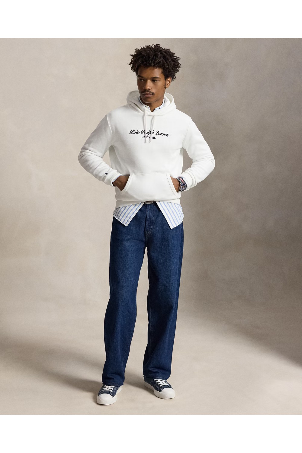POLO RALPH LAUREN REGULAR FIT SWEATSHIRT WHITE 710B26089003