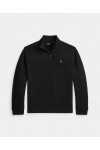 POLO RALPH LAUREN ESTATE RIB QUARTER-ZIP PULLOVER BLACK 710P07411002