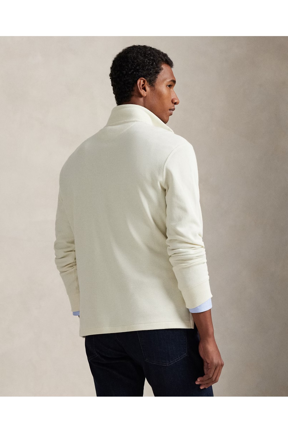 POLO RALPH LAUREN ESTATE-RIB QUARTER-ZEP PULLOVER 710P07411004