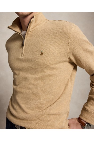 POLO RALPH LAUREN ESTATE-RIB QUARTER-ZEP PULLOVER 710P07411006