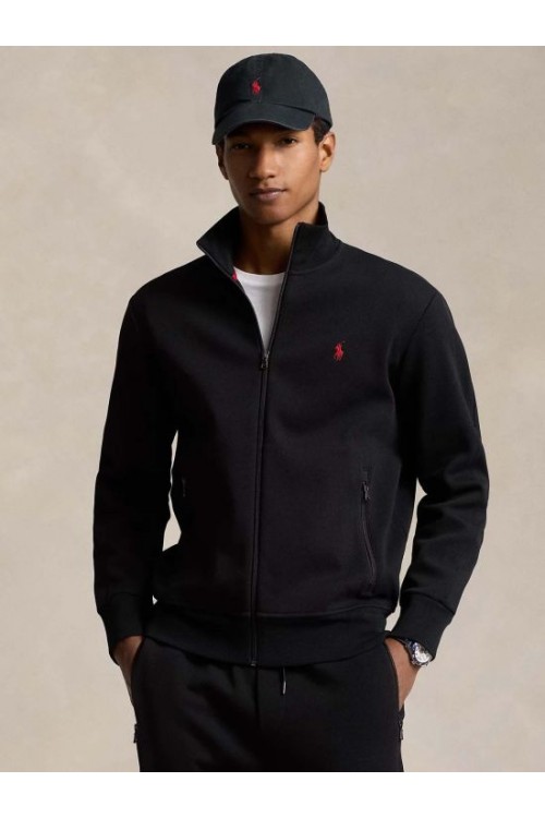 POLO RALPH LAUREN DOUBLE-KNIT TRACK JACKET BLACK 710881509001