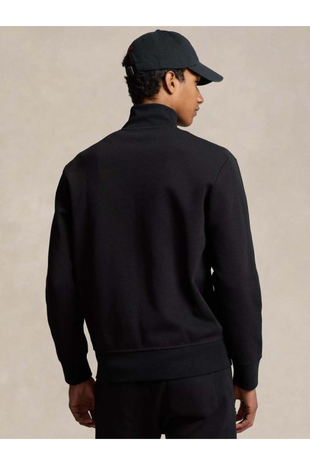 POLO RALPH LAUREN DOUBLE-KNIT TRACK JACKET BLACK 710881509001