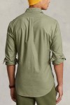 POLO RALPH LAUREN CUSTOM FIT GARMENT-DYED OXFORD SHIRT GREEN 710805564034