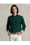 POLO RALPH LAUREN CUSTOM FIT GARMENT-DYED OXFORD SHIRT GREEN 710805564047