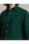 POLO RALPH LAUREN CUSTOM FIT GARMENT-DYED OXFORD SHIRT GREEN 710805564047
