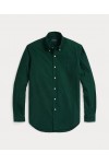 POLO RALPH LAUREN CUSTOM FIT GARMENT-DYED OXFORD SHIRT GREEN 710805564047