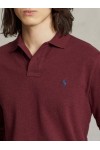 POLO RALPH LAUREN CUSTOM FIT MESH POLO SHIRT BORDEUX 710680790095