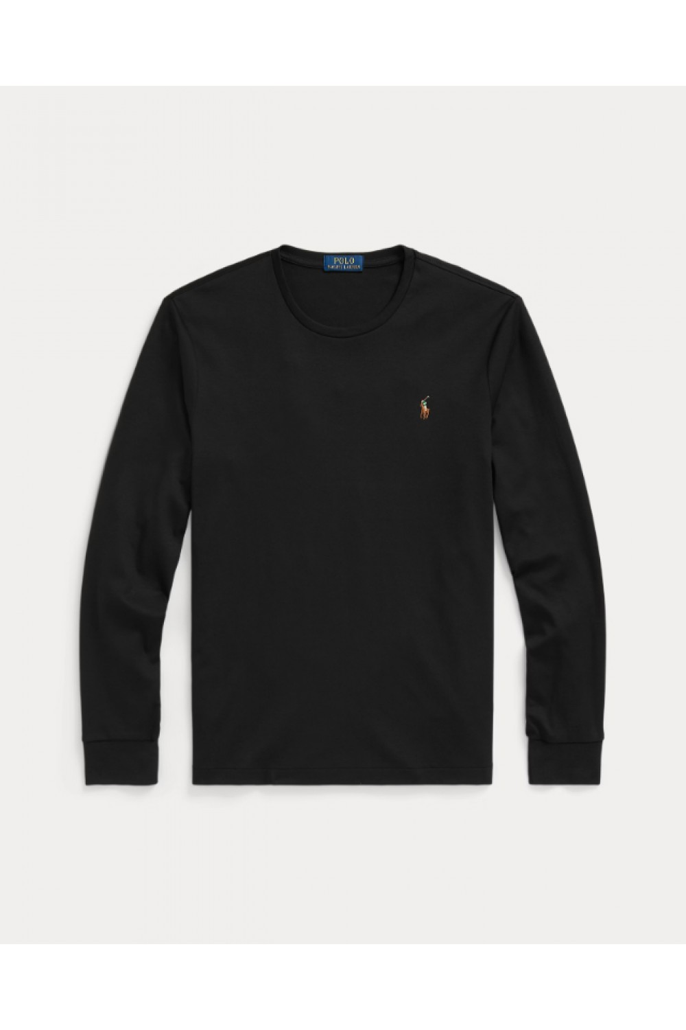 POLO RALPH LAUREN SLIM FIT SOFT COTTON SHIRT BLACK 710760121001