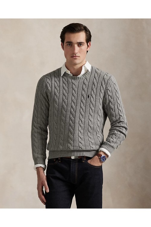 POLO RALPH LAUREN CABLE-KNIT COTTON JUMPER 710775885013