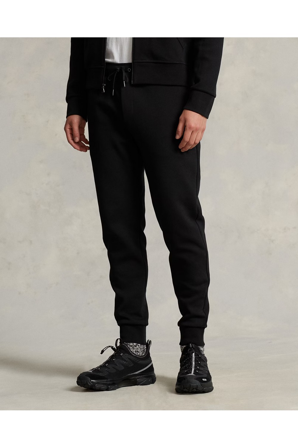 POLO RALPH LAUREN JOGGING BOTTOM DOUBLE-KNIT BLACK 710888283001