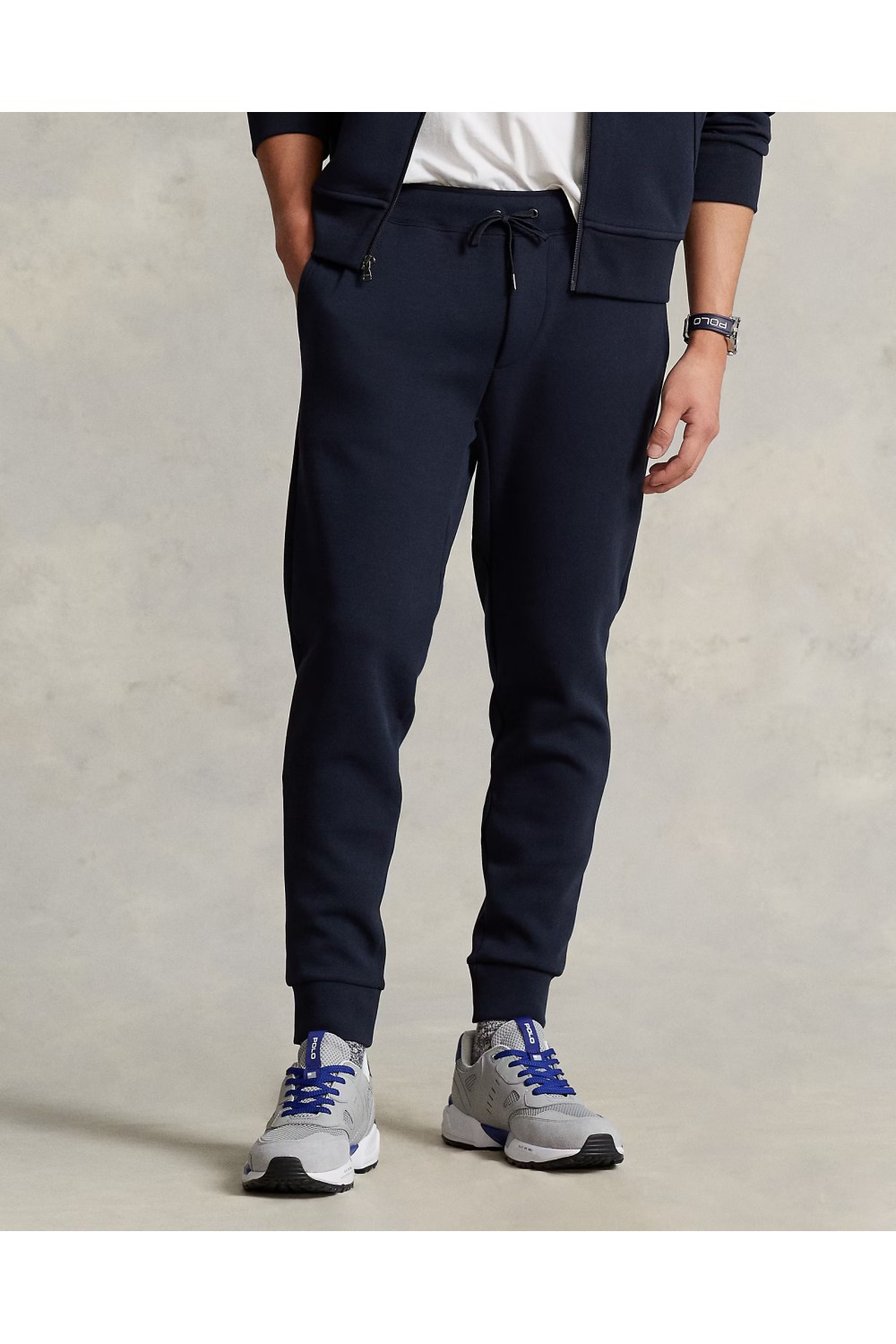 POLO RALPH LAUREN JOGGING BOTTOM DOUBLE-KNIT AVIATOR NAVY 710888283002