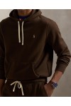 POLO RALPH LAUREN FLEECE HOODIE BROWN 710766778108
