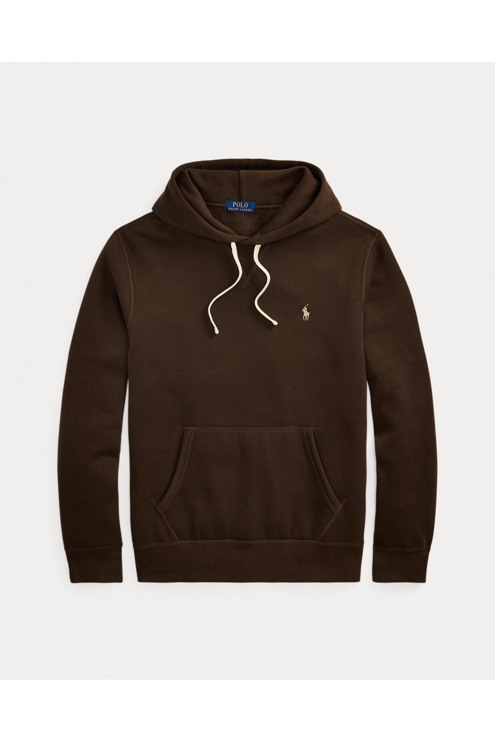 POLO RALPH LAUREN FLEECE HOODIE BROWN 710766778108