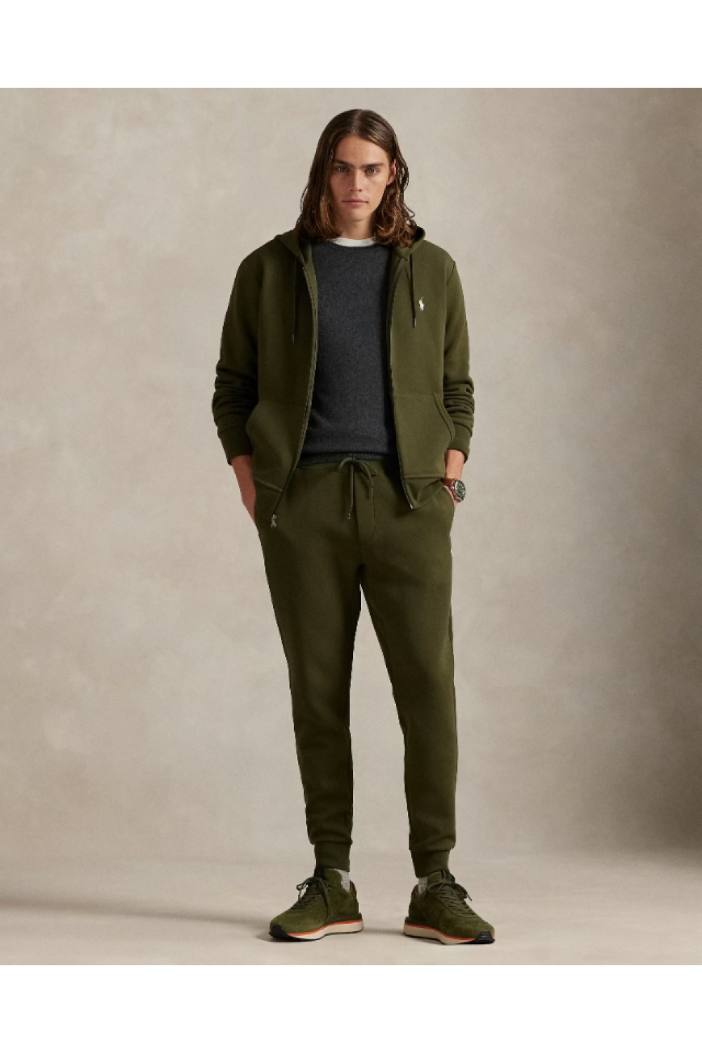 POLO RALPH LAUREN DOUBLE-KNIT FULL-ZIP HOODIE 710881517099