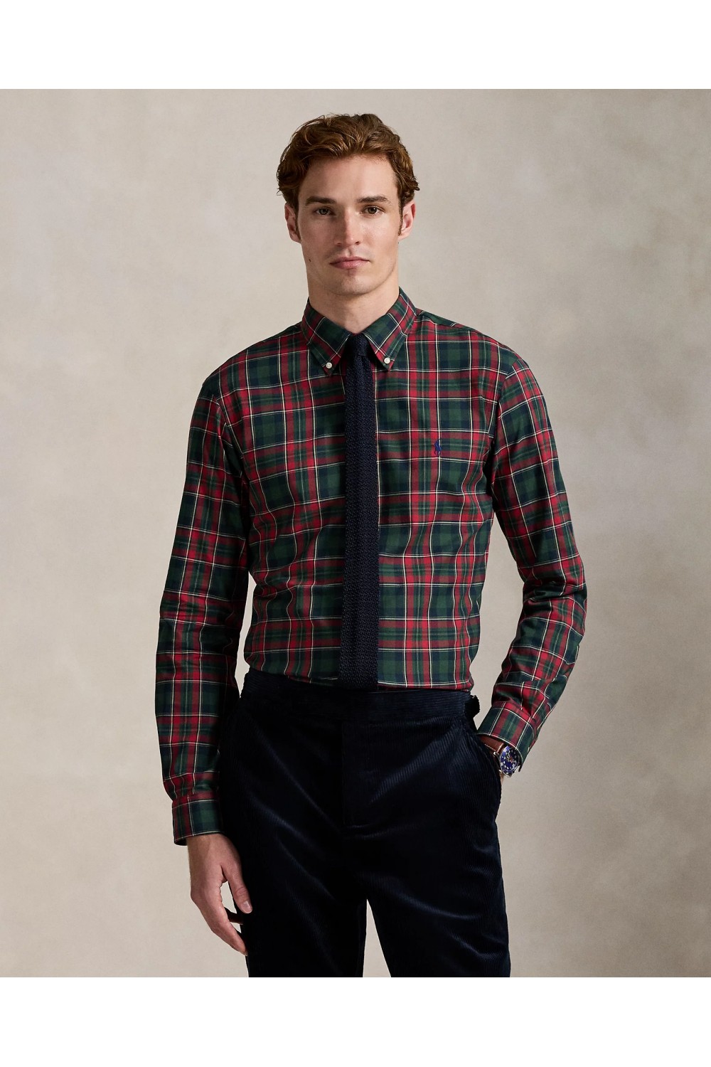 POLO RALPH LAUREN CUSTOM FIT RED-GREEN 710953644008