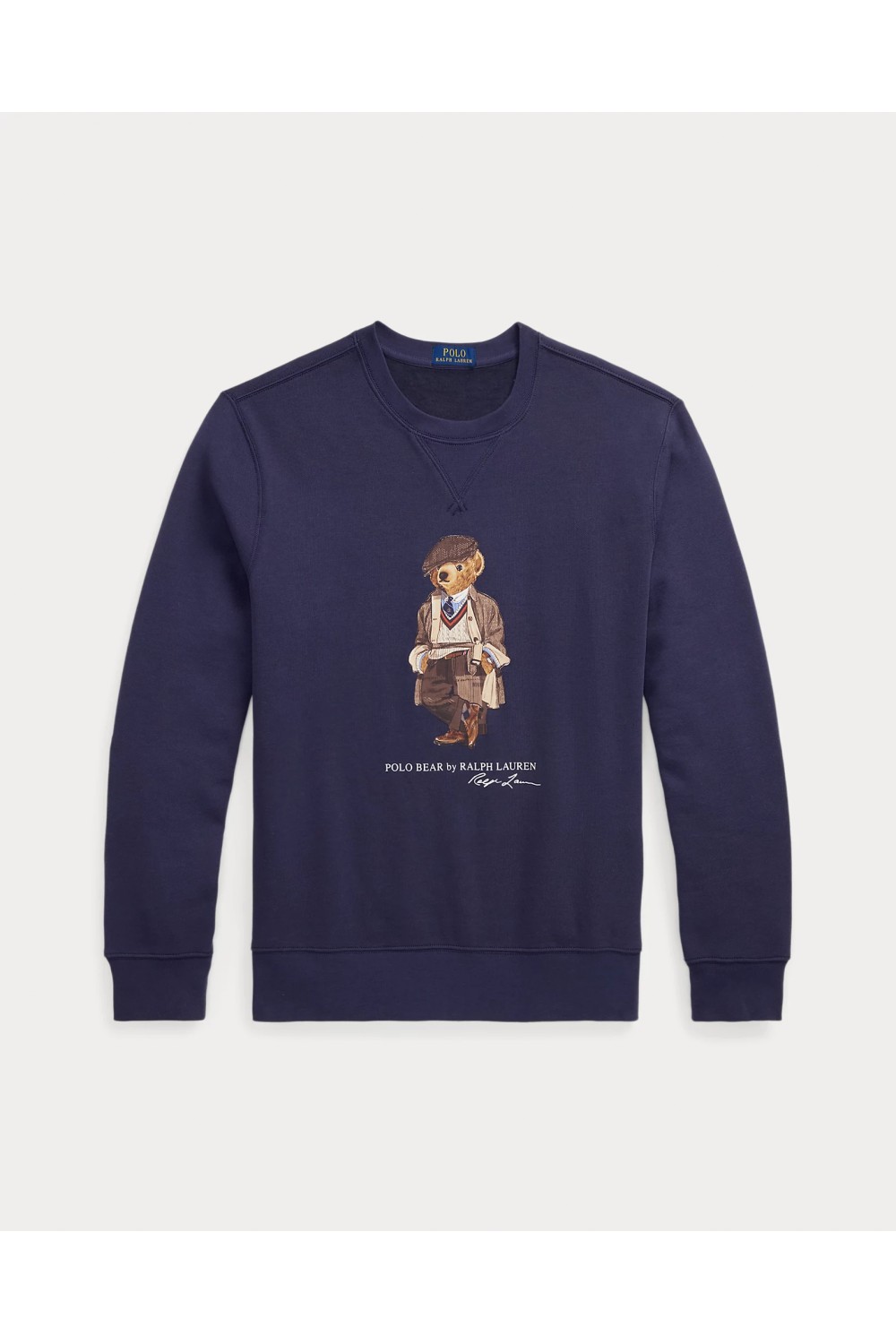 POLO RALPH LAUREN BEAR FLEECE PULLOVER BLUE 710980305001