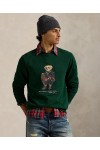 POLO RALPH LAUREN BEAR FLEECE PULLOVER GREEN 710981794001