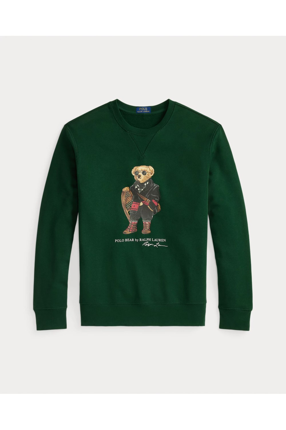 POLO RALPH LAUREN BEAR FLEECE PULLOVER GREEN 710981794001